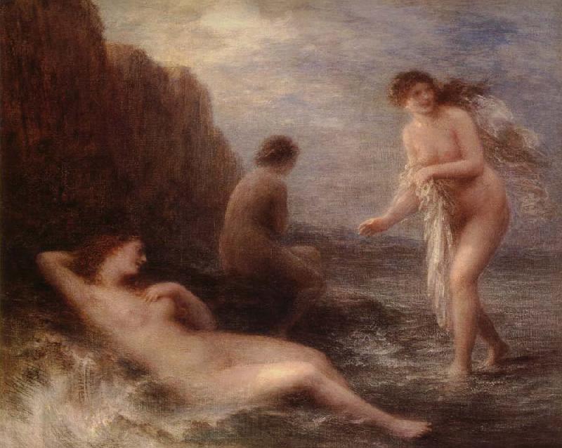 Henri Fantin-Latour Au bord de la mer Spain oil painting art